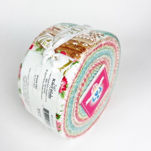 Riley Blake Designs Granny Chic Rolie Polie Jelly Roll Fabric 40" Strips Quilts - Picture 3 of 8