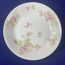 Haviland France Haviland & Co Limoges Floral Bowl - 7.5" White and Pink-STUNNING