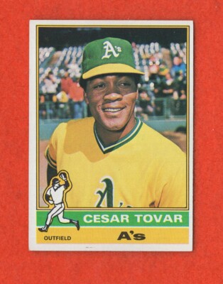 1976 Topps Cesar Tovar Card #246   FREE SHIPPING       Oakland A's