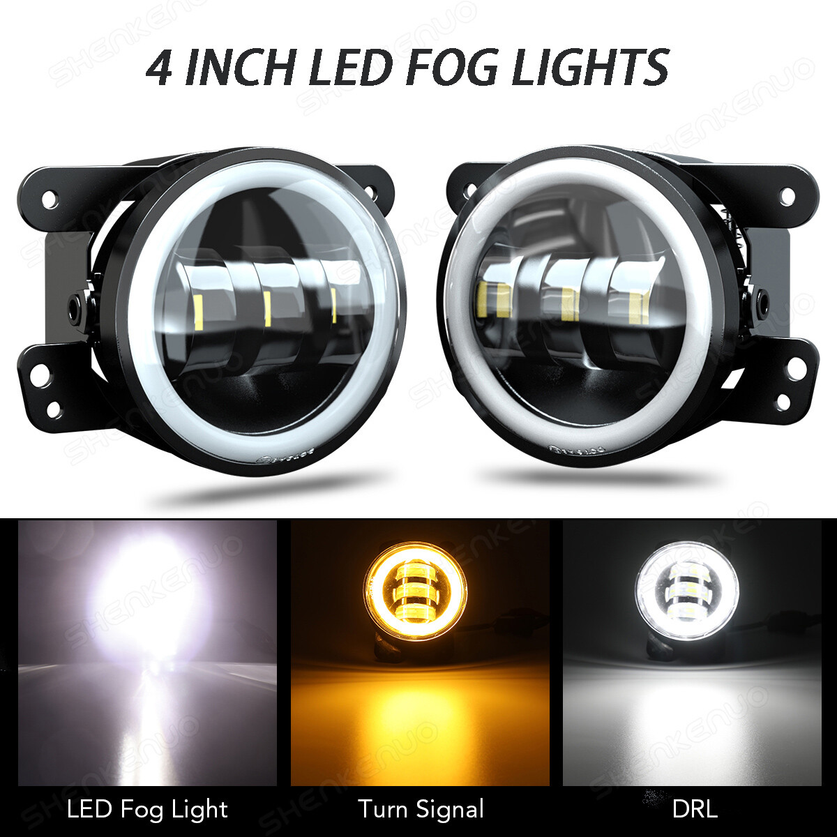FIT Chrysler 300C 05-10 300 2005-2006 SRT8 Front Bumper fog light Lamp Pair