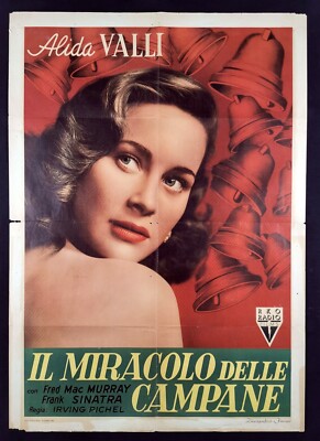 IL MIRACOLO DELLE CAMPANE manifesto poster Alida Valli Miracle of the Bells E27