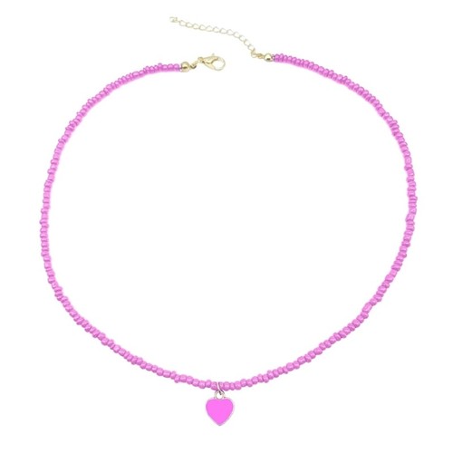 Simple Heart Necklace Temperament Collar Necklaces Clavicle Chain Choker - Picture 14 of 16