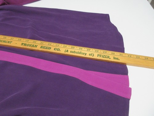 Sz 2X SOFT SURROUNDINGS Blouse 100% Silk Purple Tunic Classy Dressy Career L/S - Picture 10 of 13