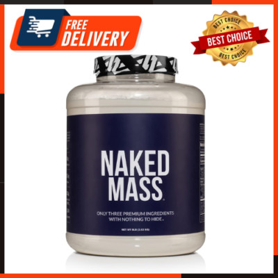 Mass - Natural Weight Gainer Protein Powder - 8 LB Bulk, GMO Free, Gluten Free