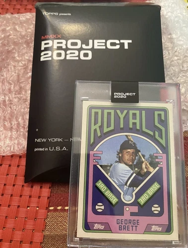 Topps Project 2020 Card #75 GEORGE BRETT Kansas City ROYALS By GROTESK