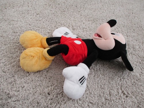 Disney Store Mickey Mouse Plush 18" Large Original Stuffed Animal Disney Toy - Picture 9 of 12
