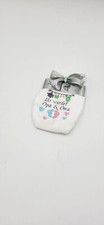 Bestickte Windel, Geschenk f&uuml;r Oma & Opa, &Uuml;berraschung, Schwangerschaft, Baby