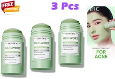 3X SKINTIFIC Mugwort Acne Clay Mask Stick 40g
