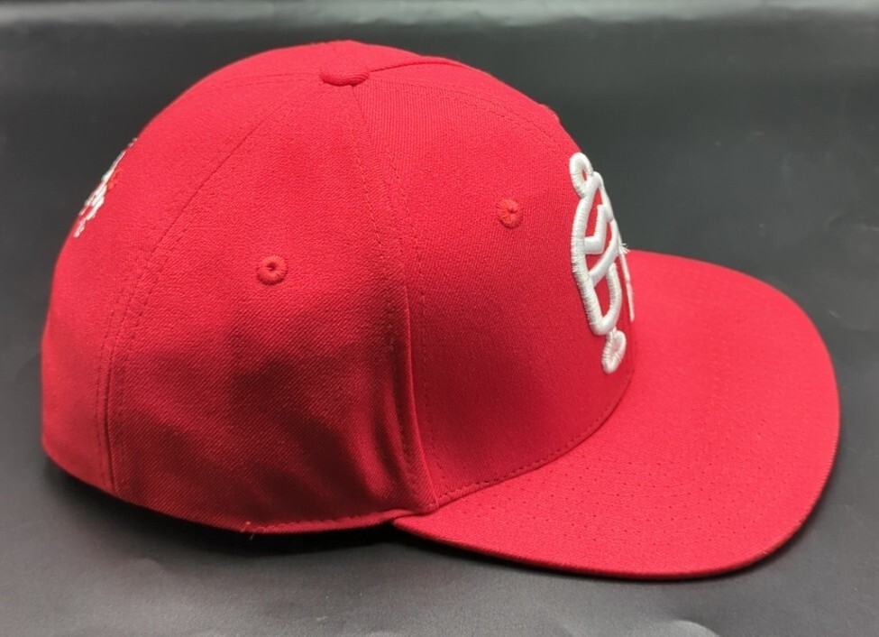 PERUVIAN BROTHERS hat red adjustable snapback cap… - image 4