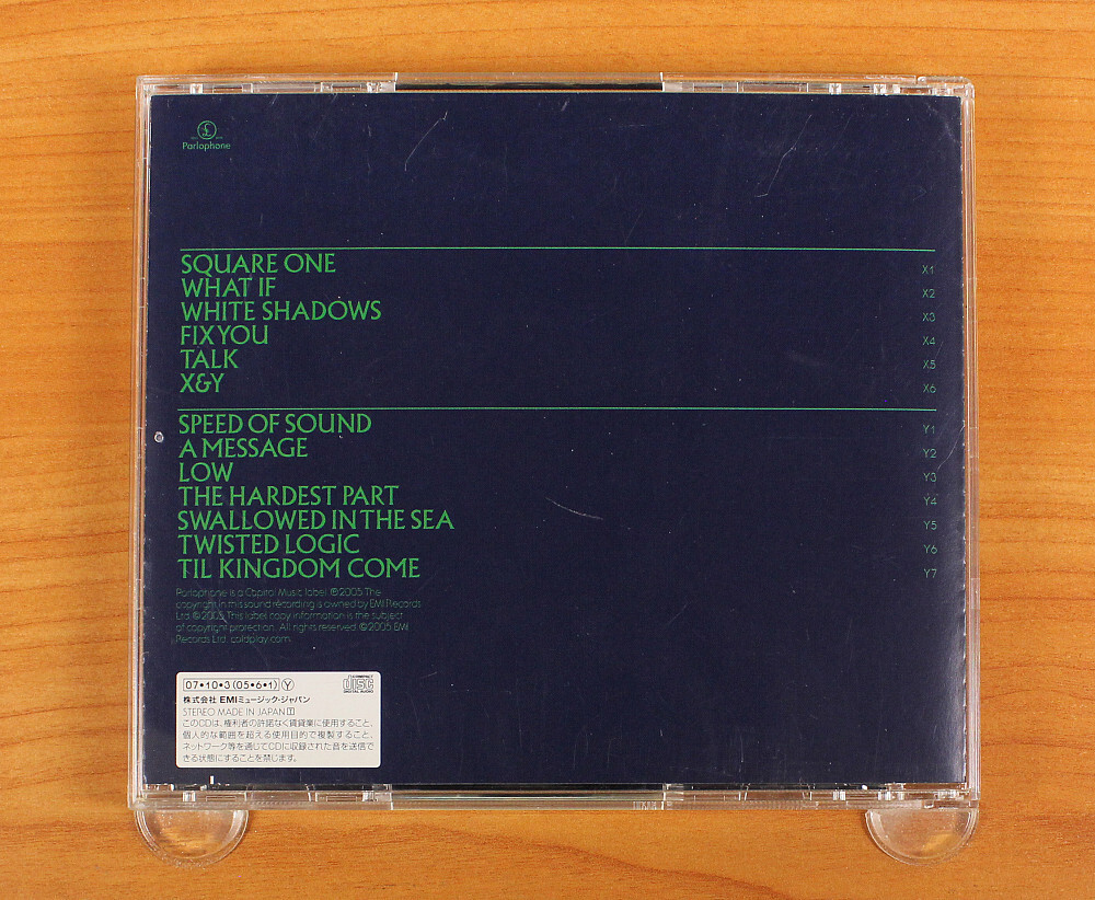 Coldplay - X&Y CD (Japan 2007 Parlophone) TOCP-53954 | eBay