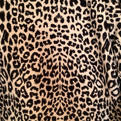 Cathy Daniels Size XL Animal Print Suede Jacket Zip Front - Picture 5 of 5