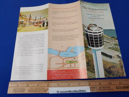 Vintage 1960s The Seagram Tower Niagara Falls Ont Canada Brochure Pictures Info - Picture 4 of 4