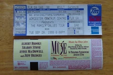 UNUSED FAMILY VALUES Sept 28. 1999 WORCESTER CENTRUM Concert Ticket LIMP BIZKIT