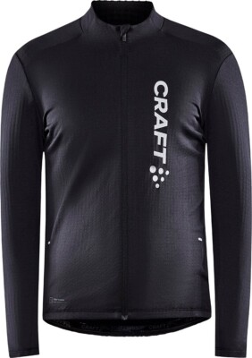 Craft Fahrradtrikot Herren L Langarm Core SubZ Jersey Schwarz Winter Radsport