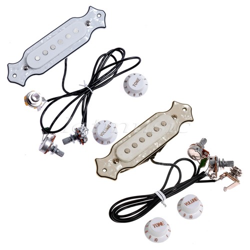 2 Set Prewired Soundhole Pickup Harness For Folk Acoustic Electric