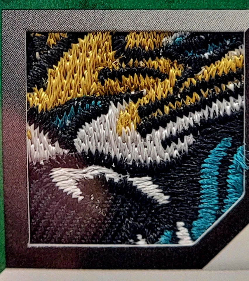 2014 Totally Certified Rookie Clear Cloth Blake Bortles Green /5 Jaguar Head RC - Image 3 of 3