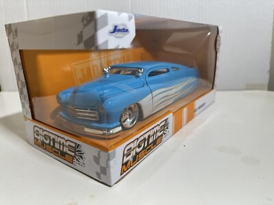 JADA BIGTIME MUSCLE BTM 1951 MERCURY BLUE 1:24 DIECAST MODEL CAR