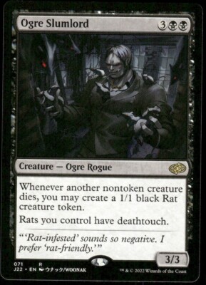 1x Ogre Slumlord - ANIME ART - Jumpstart 2022 NM-Mint - MTG