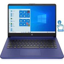 HP 14" HD Touchscreen Laptop AMD 3020e 16GB 320GB Radeon Graphics Indigo Blue