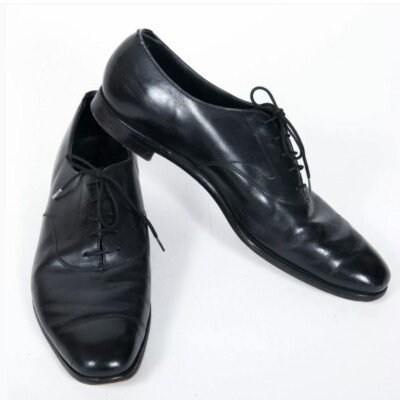 Edward Green 606 Last Oxford Balmoral Dress Shoes Edward Green 606 Last Black Oxford Balmoral Dress Shoes UK  main image 3