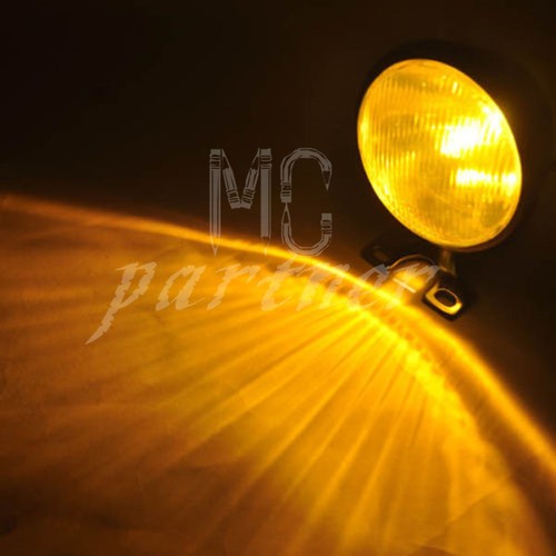 Faro negro retro de 5" de haz alto bajo para motocicleta Harley Cafe Racer Bobber - Imagen 5 de 7