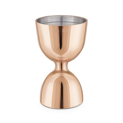 Copper Plated Double Jigger Stainless Steel Bartender Measuring Tool