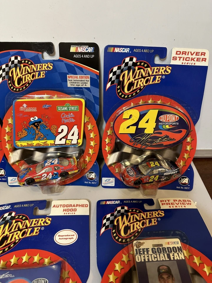8 Car Lot NEW Jeff Gordon Winners Circle 1/64 Diecast Elmo Bugs Bunny DuPont - Image 3 of 4