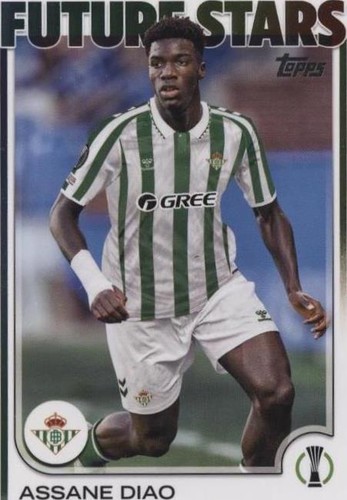 Assane Diao 2024-25 Topps Chrome UEFA Future Stars Refractor SP 