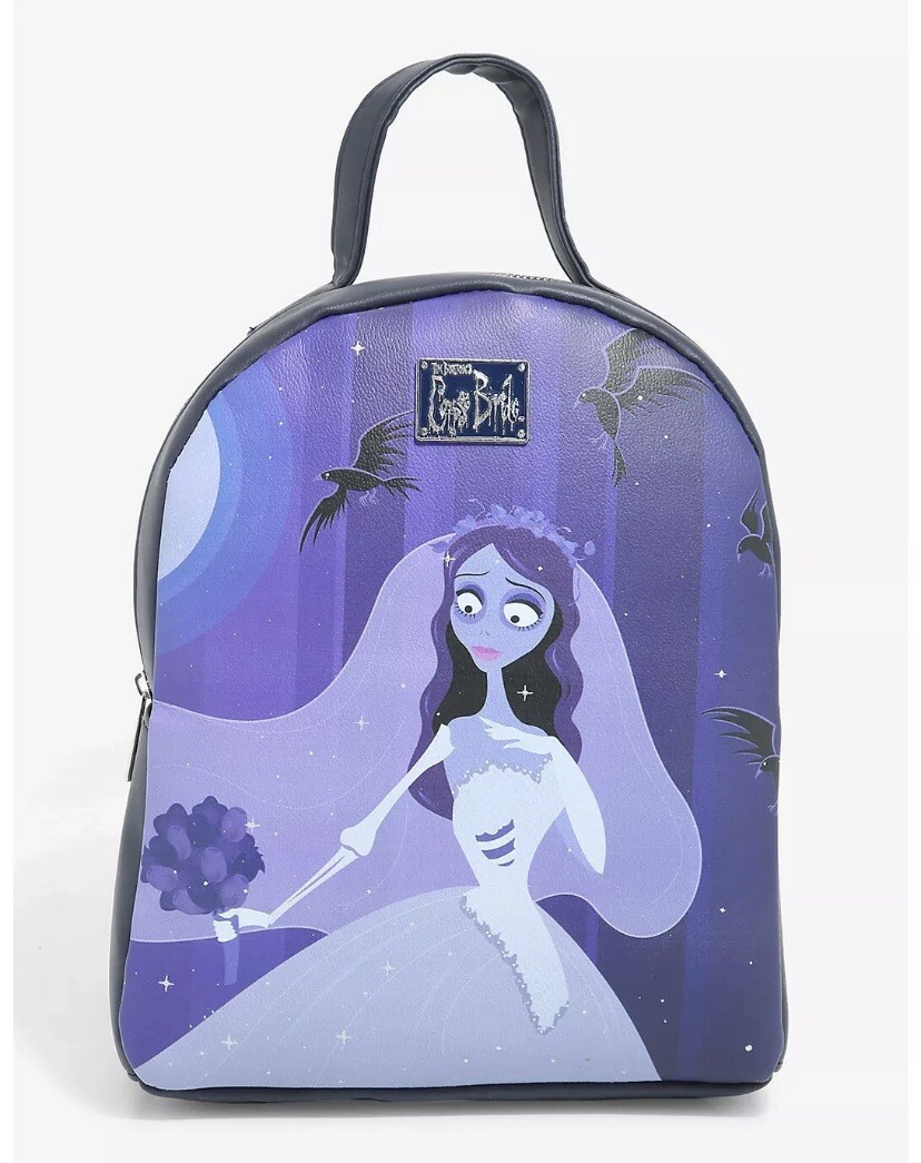 Corpse Bride Movie Emily Crow Mini Backpack Bag Tim Burton Warner Bros New NWT s-l400.jpg main image 2