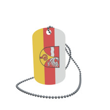 Dog Tag Flag Oberroth Dog Tag Aluminium 30 x 50 mm