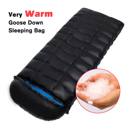 2022 Cálido 95% Blanco Ganso Lleno Invierno Saco de Dormir Viaje Saco de Dormir
