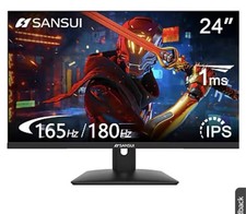 24 Inch Gaming Monitor - 180Hz Refresh, Eye-Care Design, Headphones Included