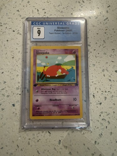 Slowpoke (1st Edition) graded CGC 9 for sale on eBay