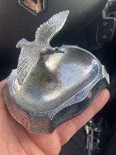 Vintage 1940/s Cast Alluminium Art Deco Ashtray/ Coin Tray