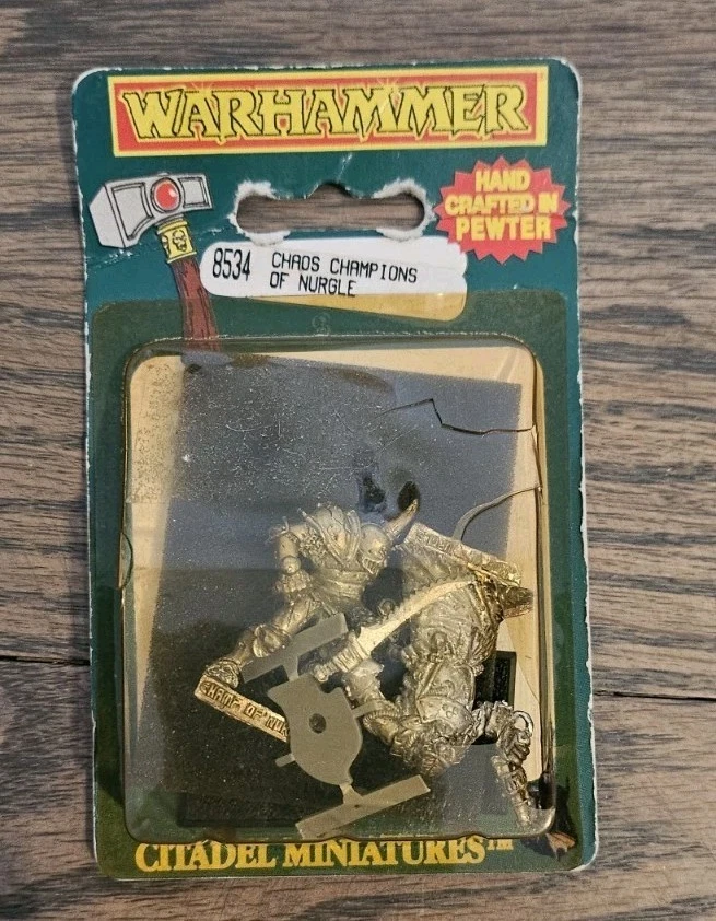 Figurine Warhammer Epidemus, Démon De Nurgle (métal), V8 Battle, Démontée Non Peinte