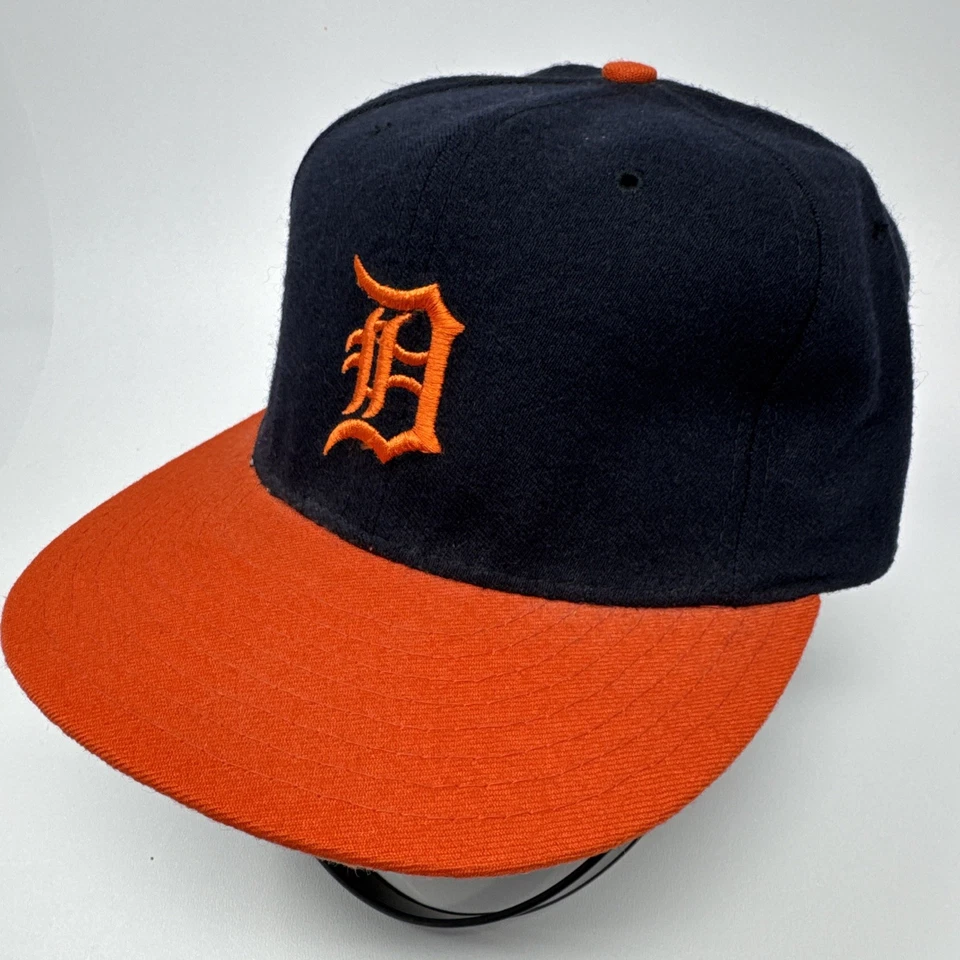 Vintage Detroit Tigers Hat Cap 7 1/4 New Era 5959 Pro Model Diamond Collection - Image 2 of 4