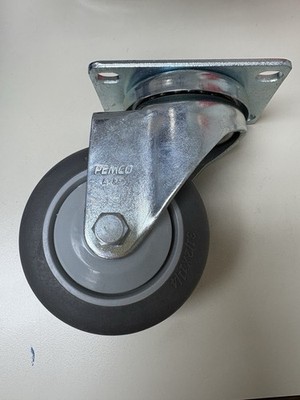 Pemco A Line 3.5  x 1.25  Wheel Caster with Swivel Top Plate