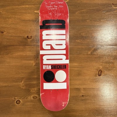 Ryan Sheckler Plan B Skateboard Deck Professional AUTOGRAPHED By