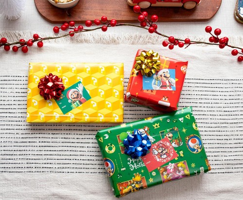 Super Mario Bros. 9-Piece Holiday Wrapping Paper Kit - 第 8/8 張圖片