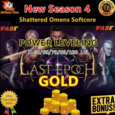  Last Epoch Season 4 - Shattered Omens Softcore Gold / Boost Fast Virtual Item