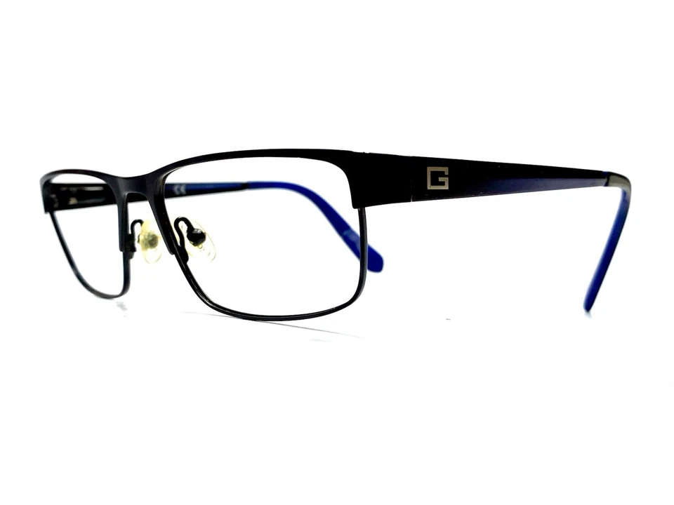 Gafas rectangulares Guess negras mate de metal azul templo GU1770 NEGRAS 54 16 140 Foto 2 de 4