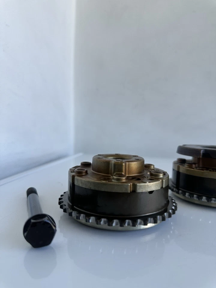 Conjunto de ajustador de eixo de comando N54 par fabricante de equipamento original BMW E90 E92 E60 E71 F01 335i 535i 740i X6 - Imagem 3 de 4