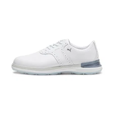 Puma Avant 379428-01 Puma White/Ash Gray/Icy Blue Men Spikless Golf Shoes