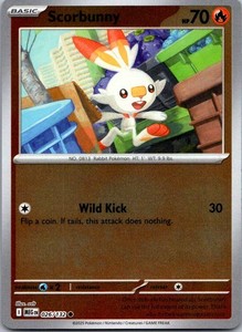 Scorbunny 026/132 Common Mega Evolution Reverse Holo