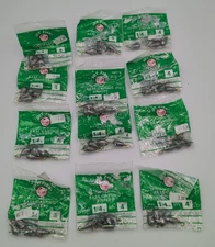 Lot of 12 - Joy Fish Bass Casting Lead Sinkers Fishing Weights - 1/4 oz - 4/pkg