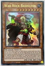 BLVO-DE097 Kriegsfelsen Bashileos - Ultra Rare 1. Auflage Near Mint YuGiOh Karte