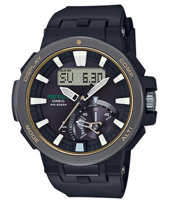 CASIO Pro Trek PRW-7000-1B Radio Black Solar Multiband 6 Band Watch