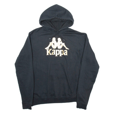 KAPPA Damen Hoodie Schwarz XL Kapuzenpullover