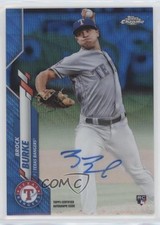 2020 Topps Chrome Rookie Blue Wave Refractor /150 Brock Burke #RA-BBU Auto 06z2