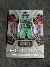 2023 Panini Select Ahmad “Sauce” Gardner Future #FUT-ASG Jets Football Card